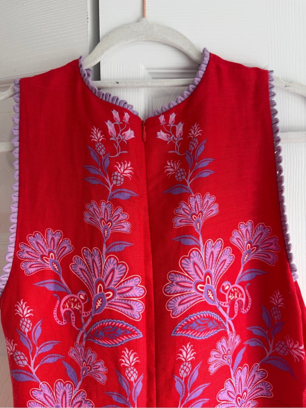 FARM Rio Porcelain Garden Floral Linen Maxi Dress – Size M - Picture 10 of 13